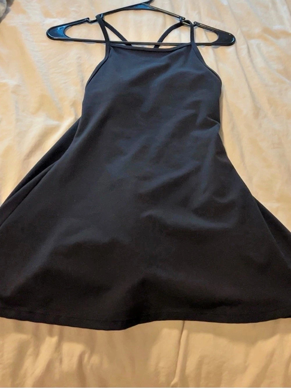 Pink Lily Active Vibe Black Active Dress Like New